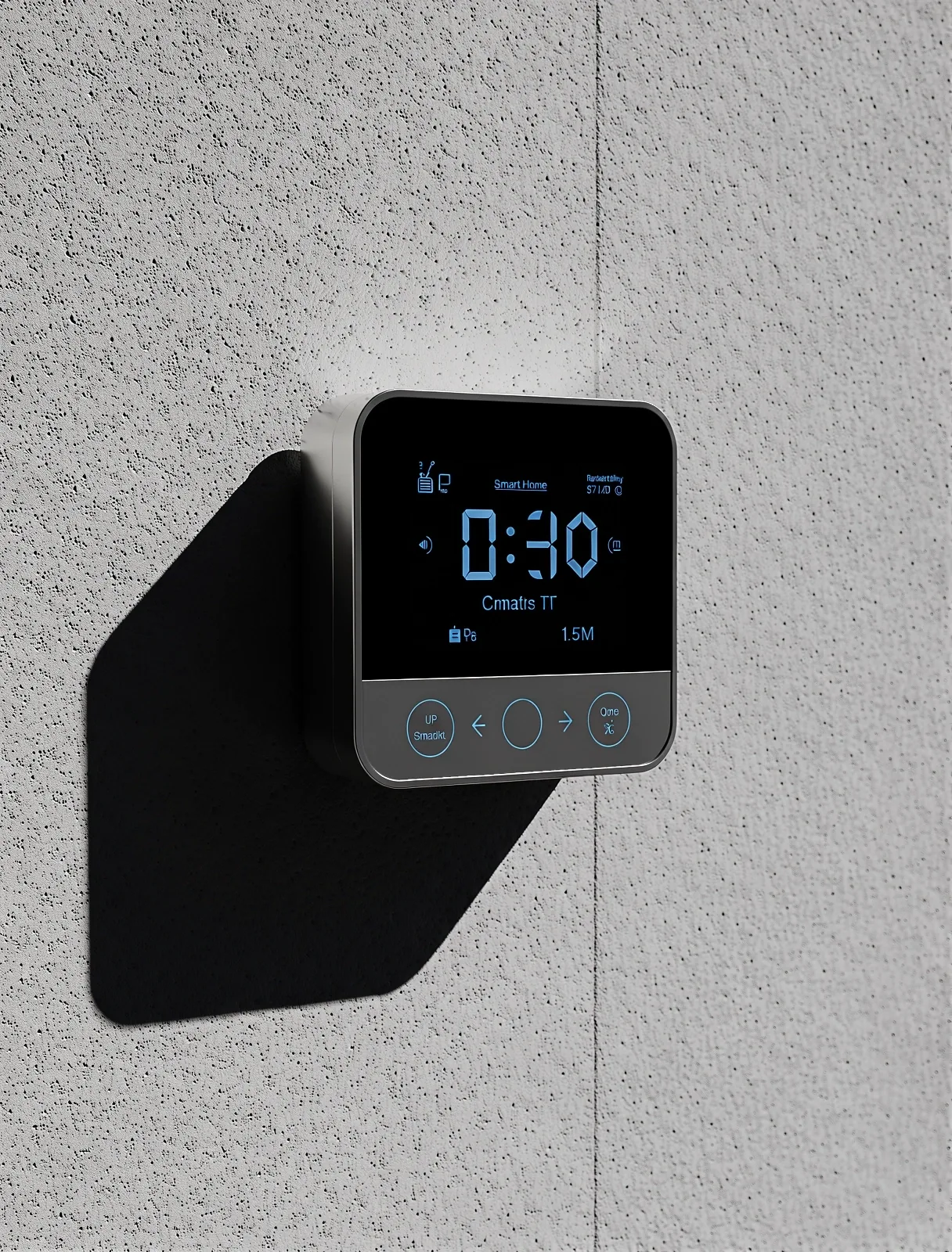 Architectural intersection representing smart home structure